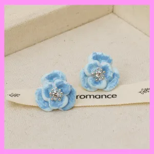 【6-36#】Gradient Rose Earrings for female fashion daily engagement wedding anniversary birthday present