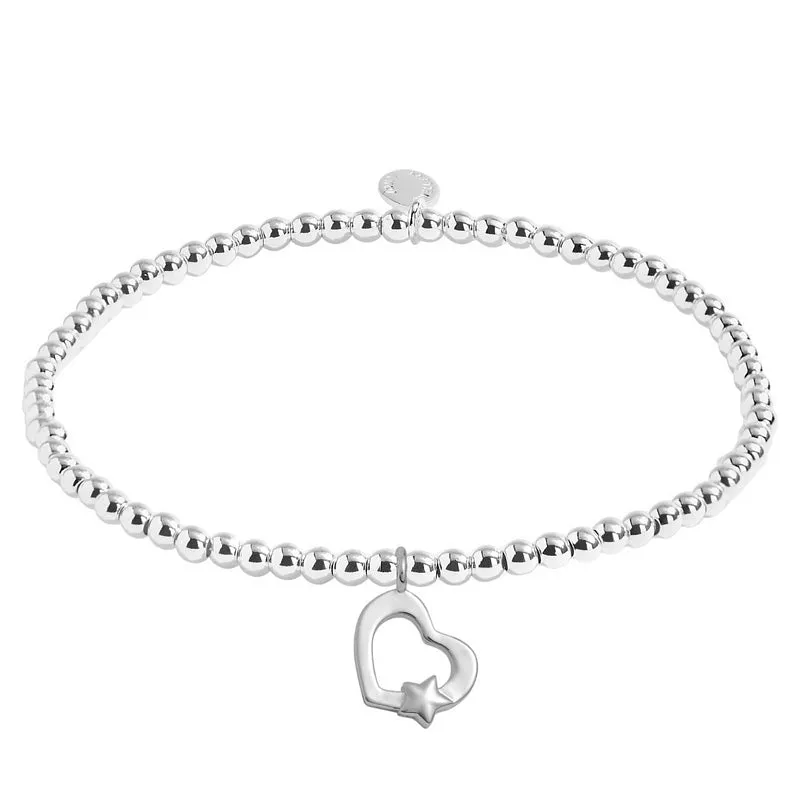 A Little With Love Christmas Bracelet Silver-plated