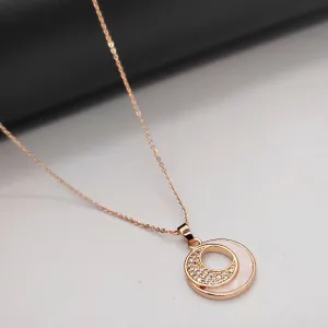 Aamrapali Rose Gold Plated Chain Pendant