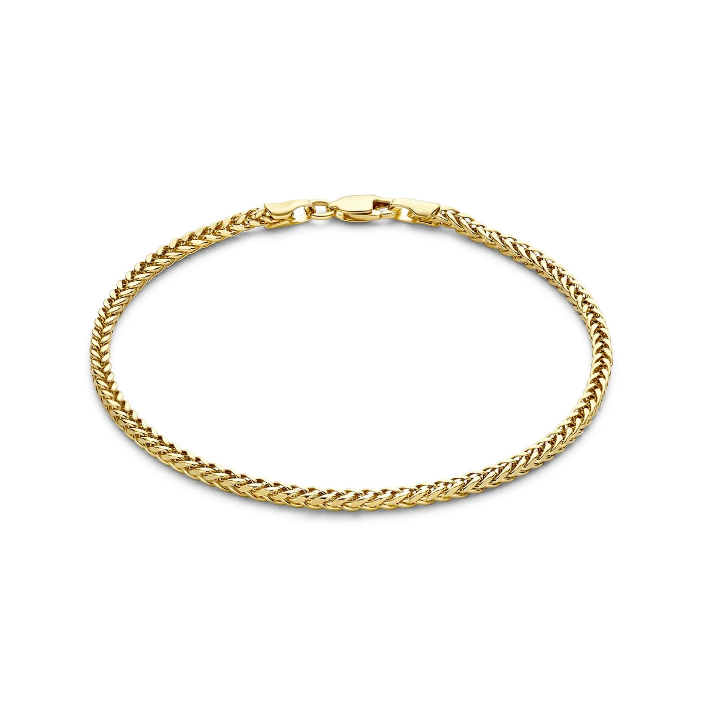 Aidee Sharla 14 karat gold link bracelet