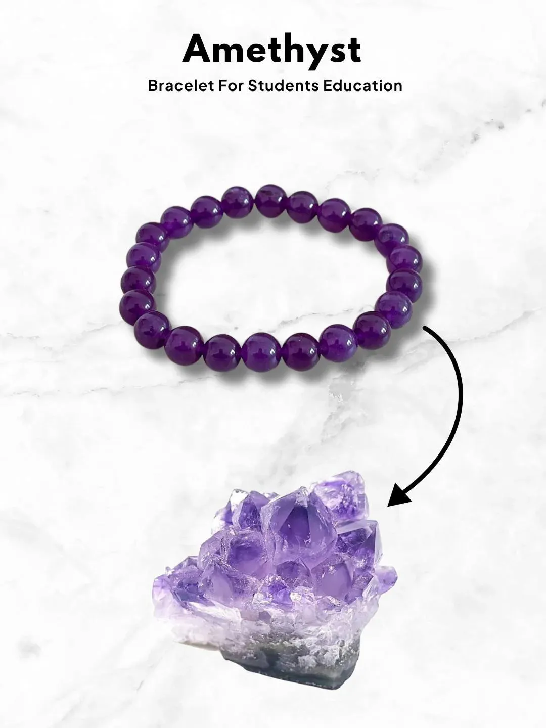 Amethyst Bracelet For Students Education