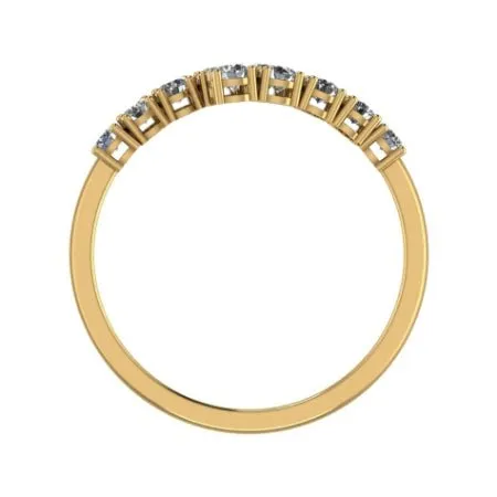 Anthea Split Bar Trendy Diamond Wedding Ring