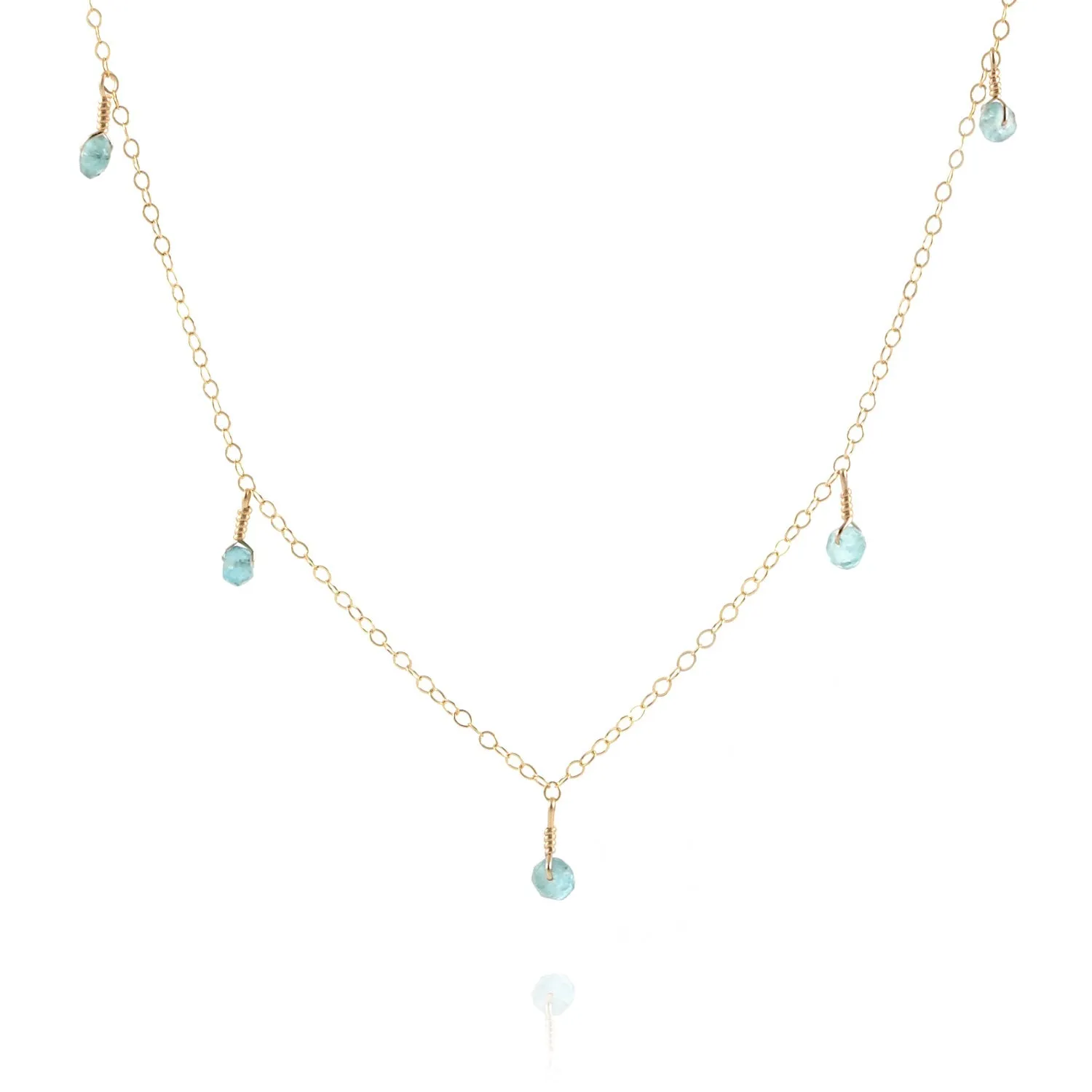 Aquamarine Statement Necklace