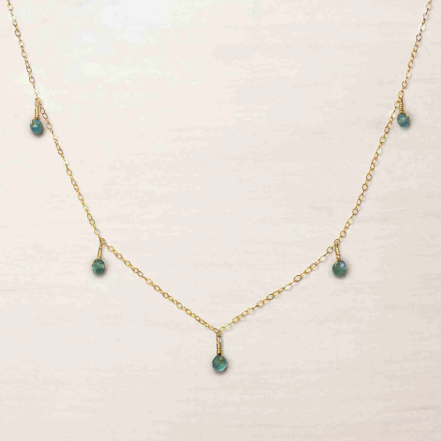 Aquamarine Statement Necklace