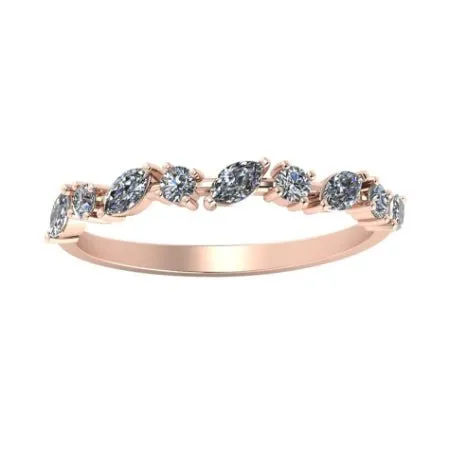 Ardith Trendy Diamond Wedding Ring