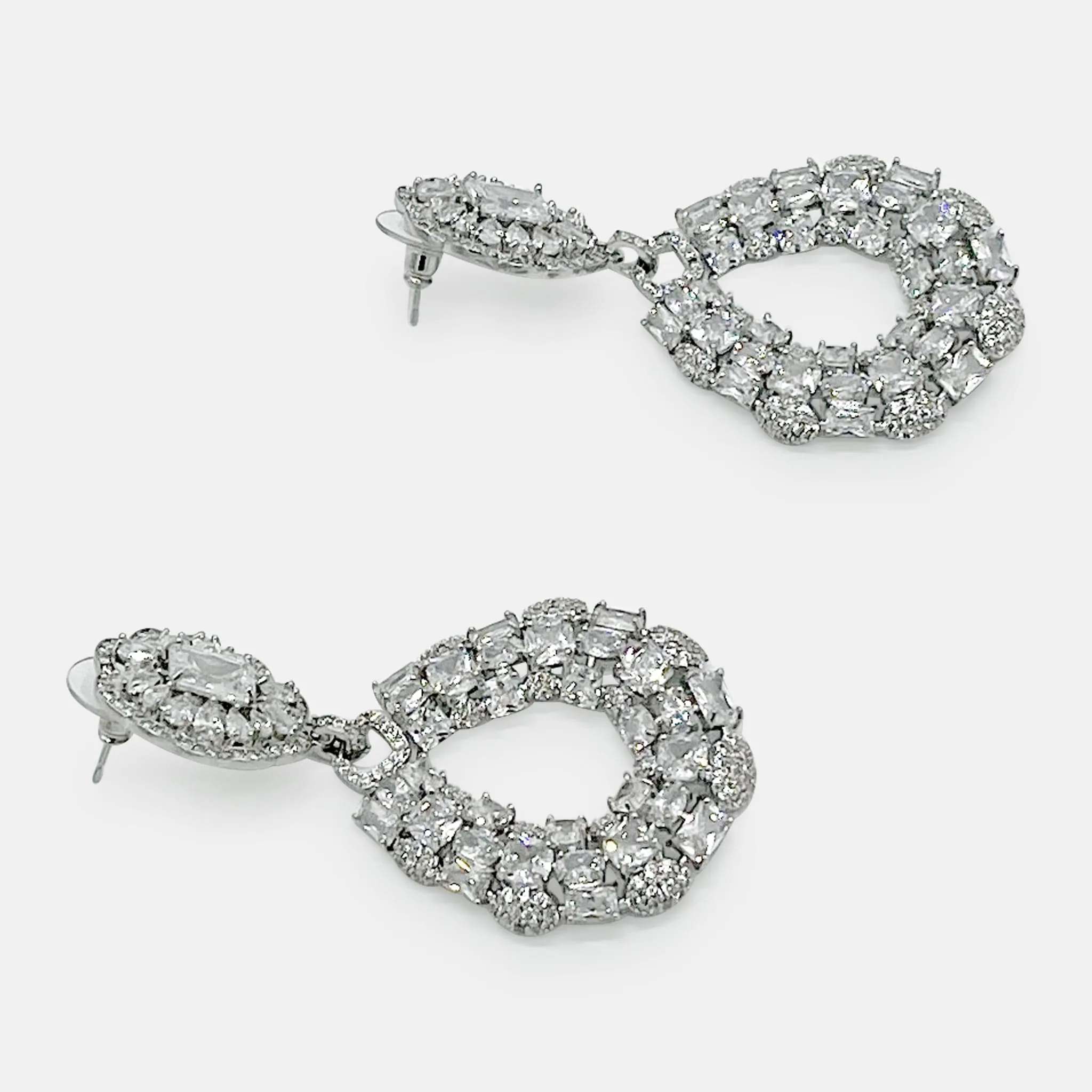 Aurora Luxe Earrings (Silver)