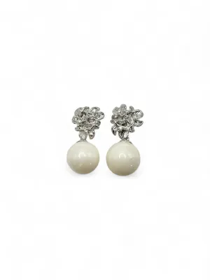 AUTHENTIC SOUTH SEA PEARL DANGLE EARRINGS