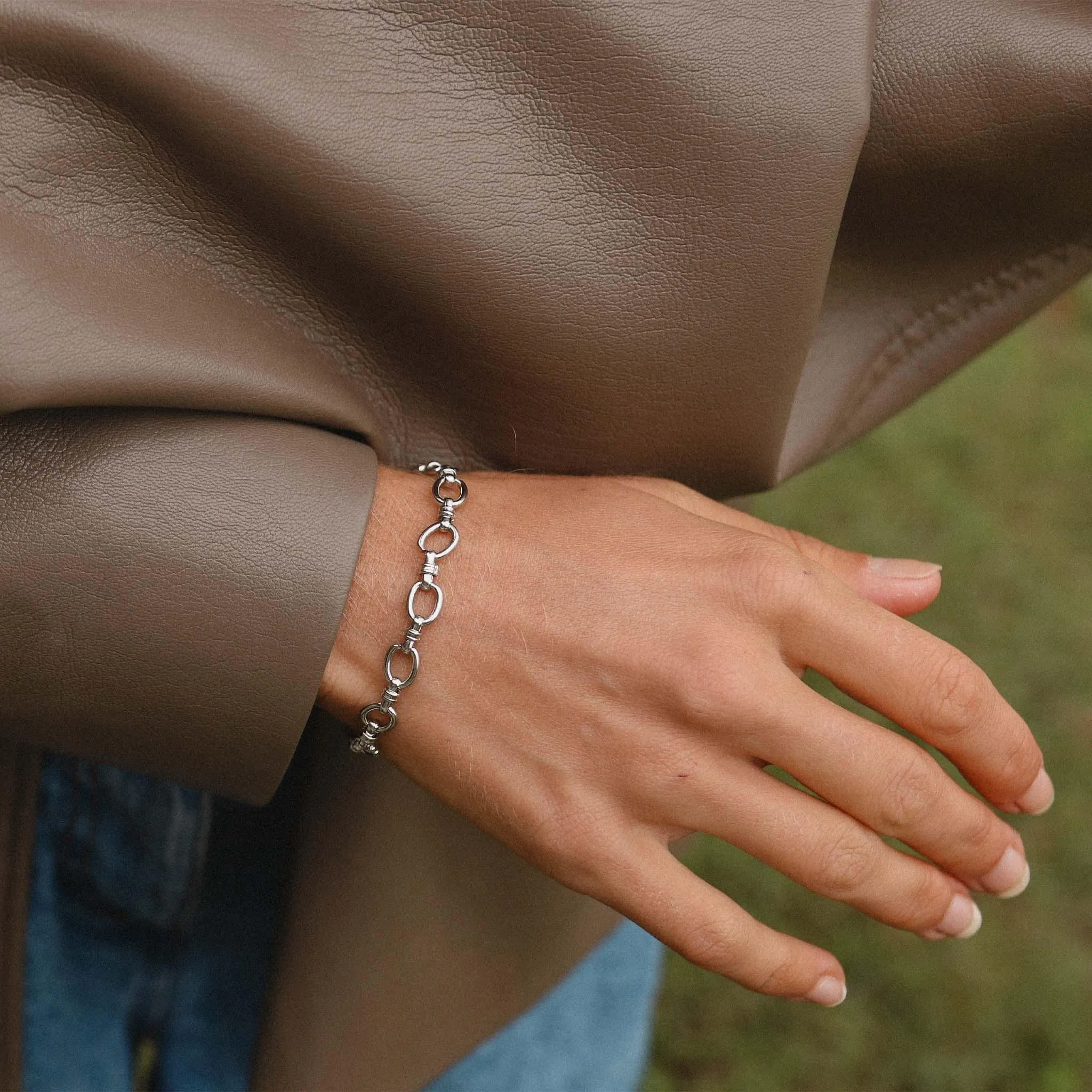 Azure Chain Bracelet