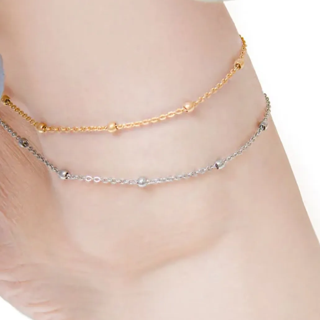 Bead Chain Anklets