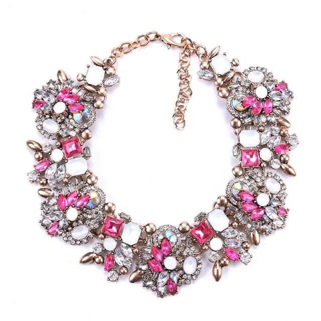 Big Bib Statement Choker Necklace