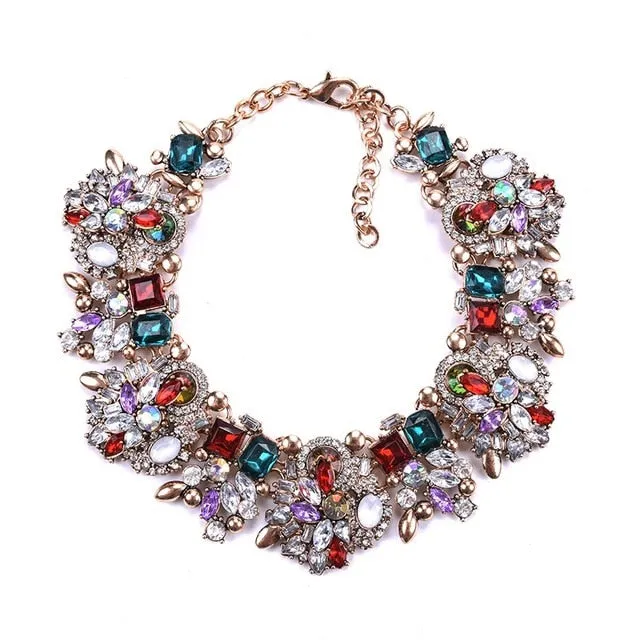 Big Bib Statement Choker Necklace