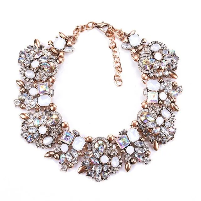 Big Bib Statement Choker Necklace