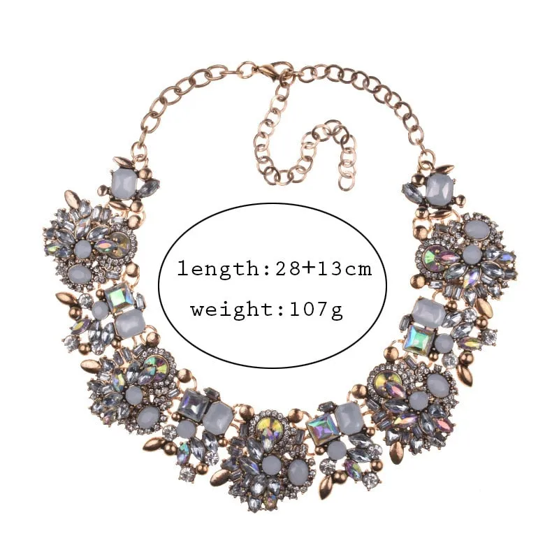 Big Bib Statement Choker Necklace