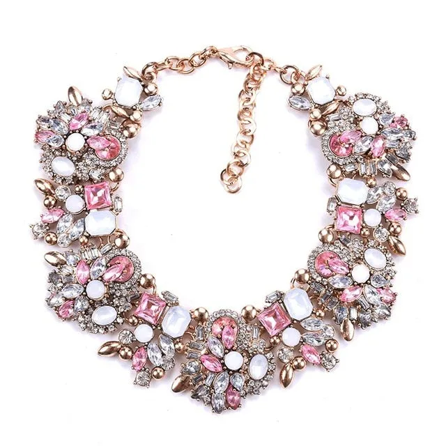 Big Bib Statement Choker Necklace