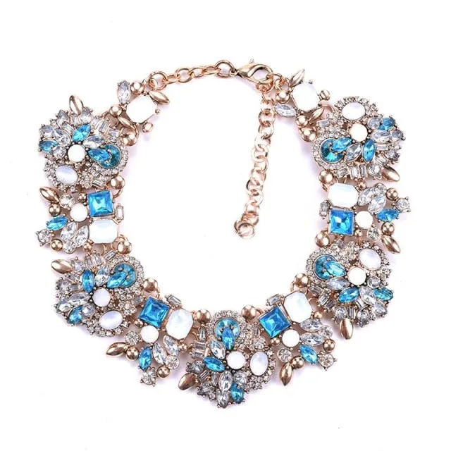 Big Bib Statement Choker Necklace