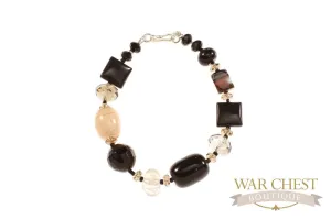 Black Agate & Smoky Bracelet