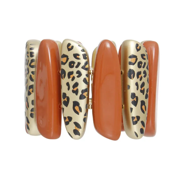 Bracelet Tribal Leopard Bead for Women