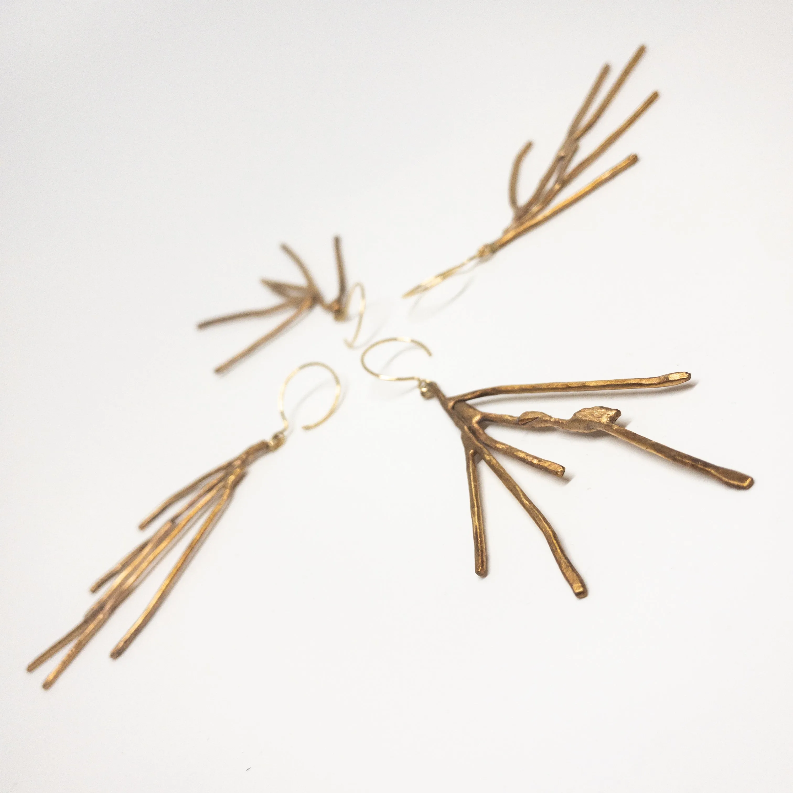 Bronze Branch Earrings