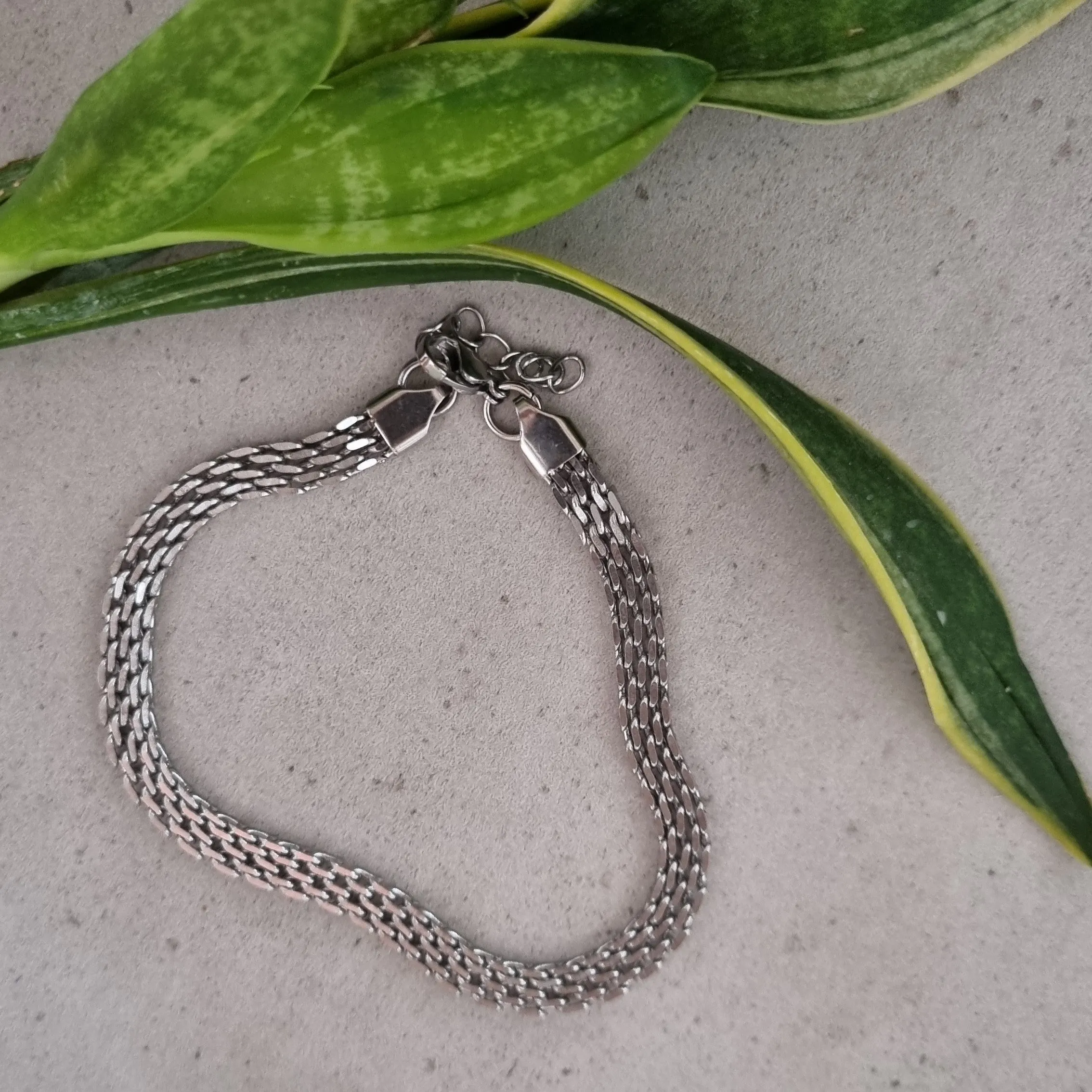 Cable chain anklet