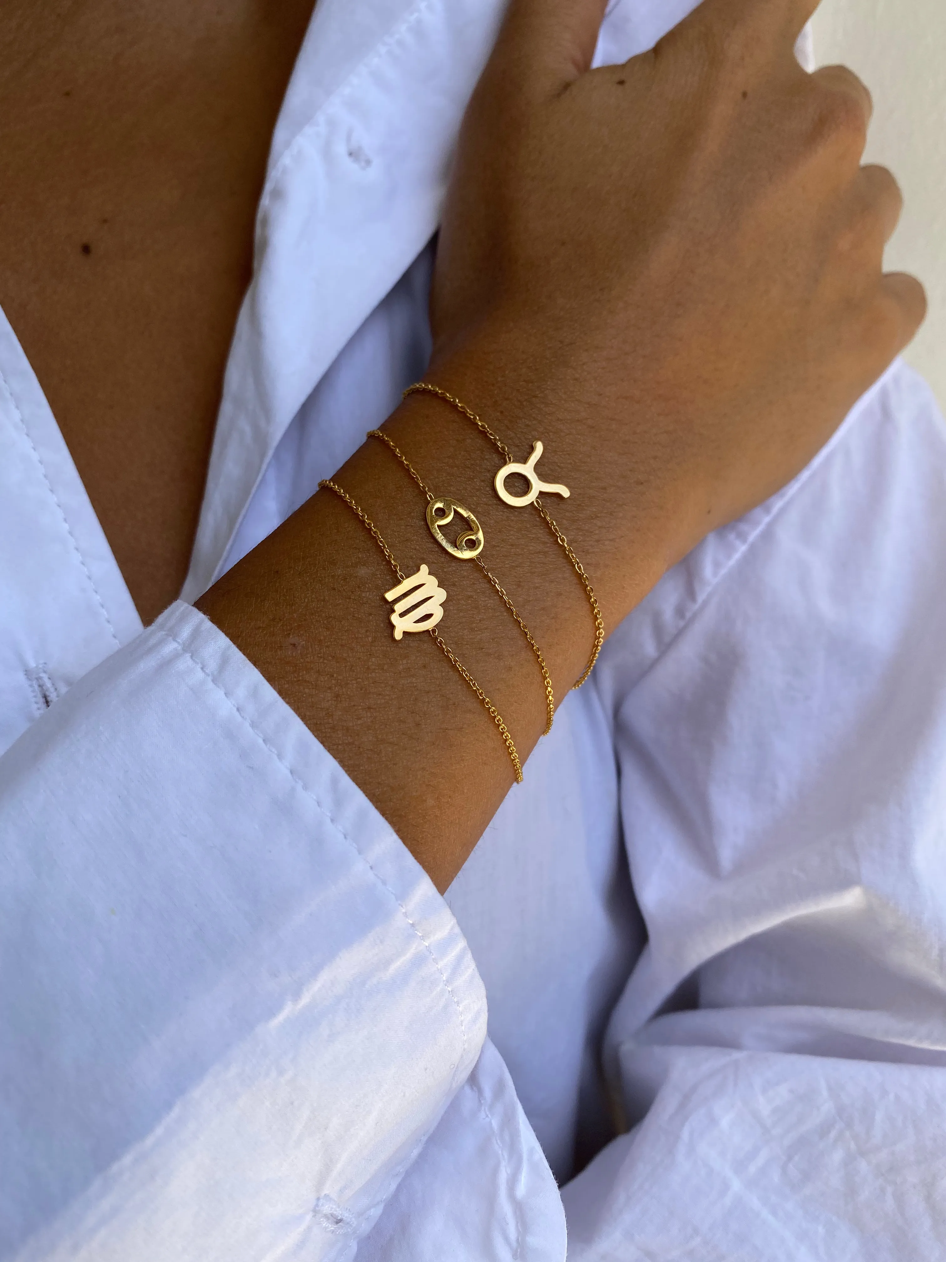 Cancer Zodiac Sign Bracelet