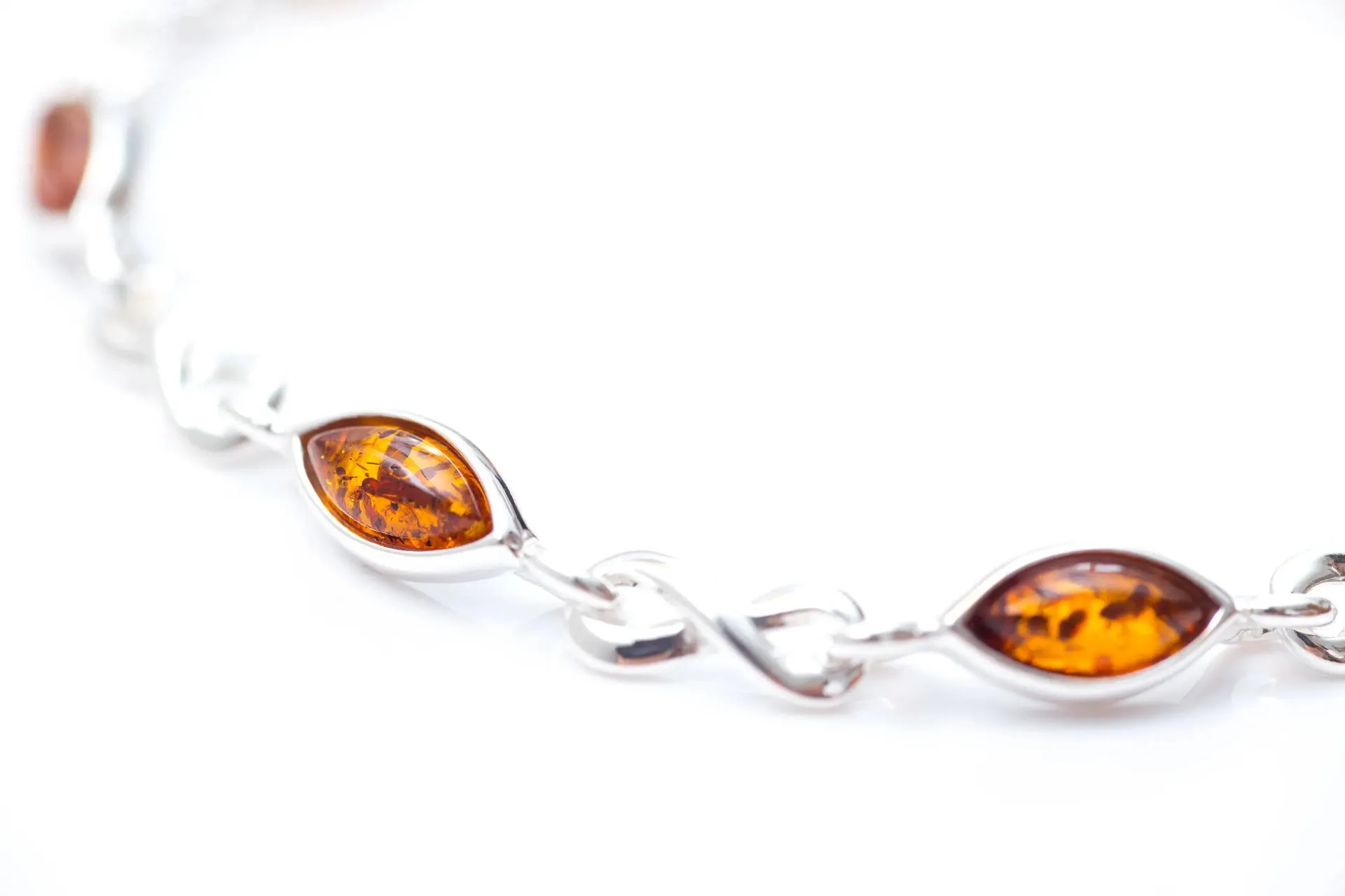 Classic Amber Infinity Bracelet - Romantic, Dainty, and Stylish | Perfect Gift