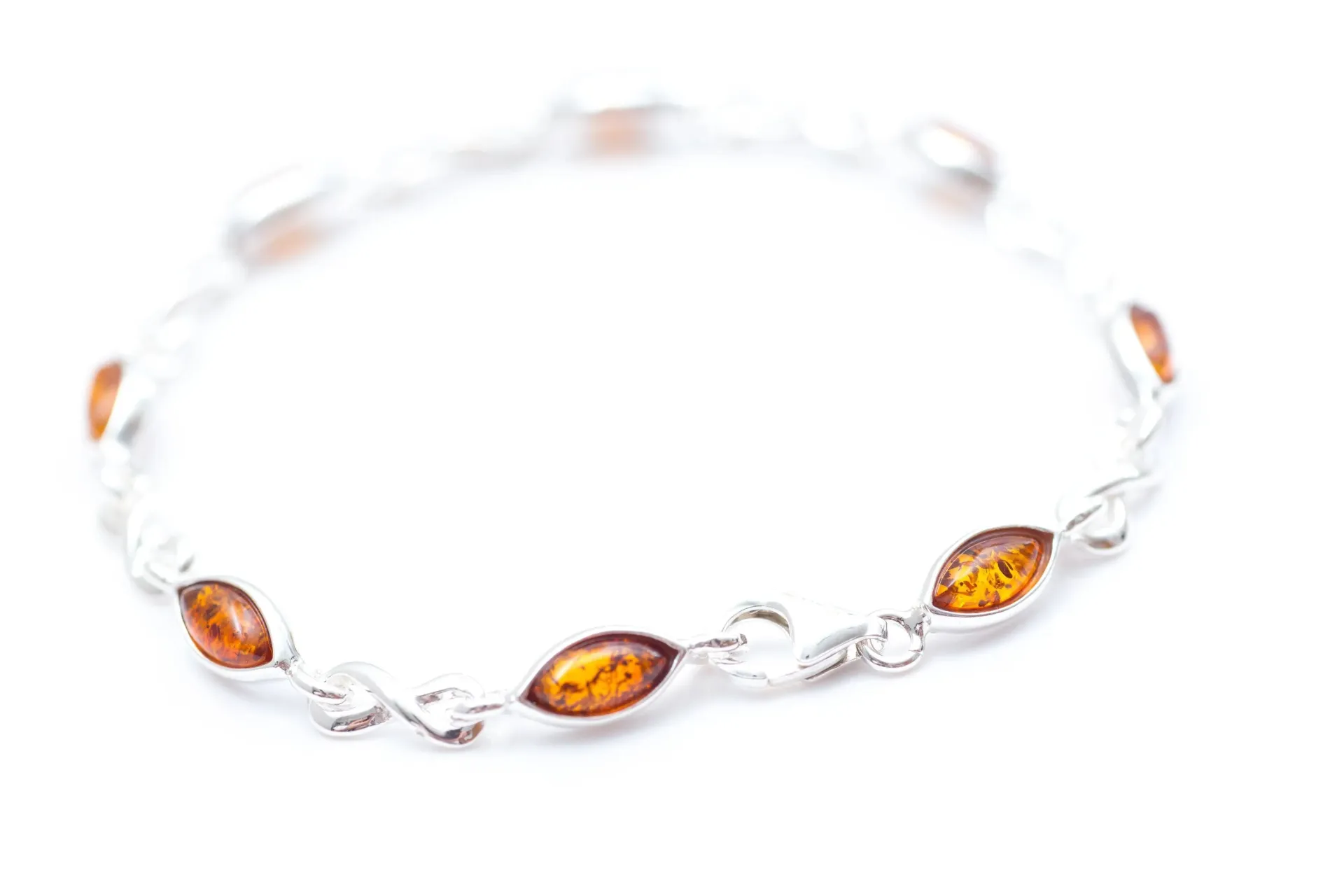 Classic Amber Infinity Bracelet - Romantic, Dainty, and Stylish | Perfect Gift