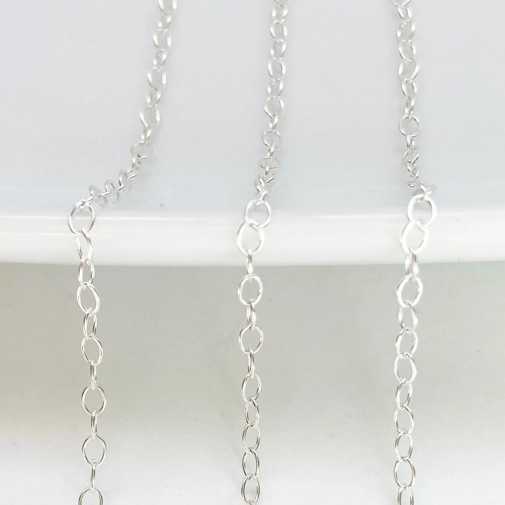 Classic Cable Chain (Sterling Silver or Gold Filled)