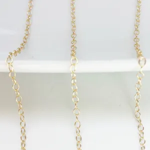 Classic Cable Chain (Sterling Silver or Gold Filled)