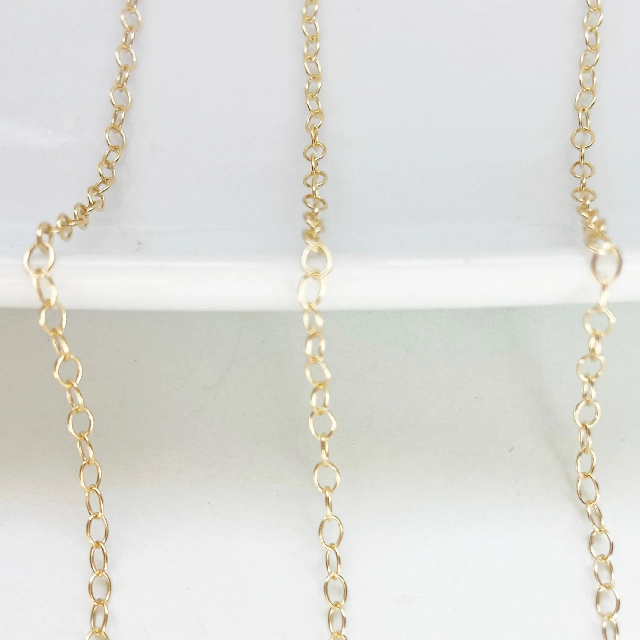 Classic Cable Chain (Sterling Silver or Gold Filled)