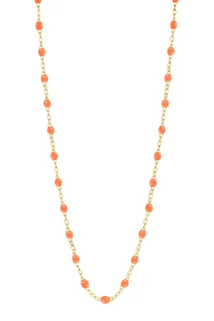 Classic Gigi Necklace Orange-16.5"