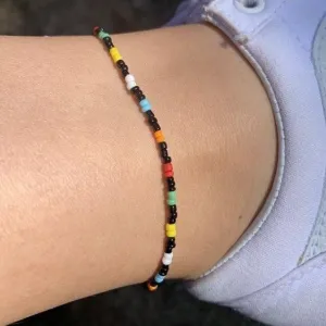 COLOUR BLOCK ANKLET