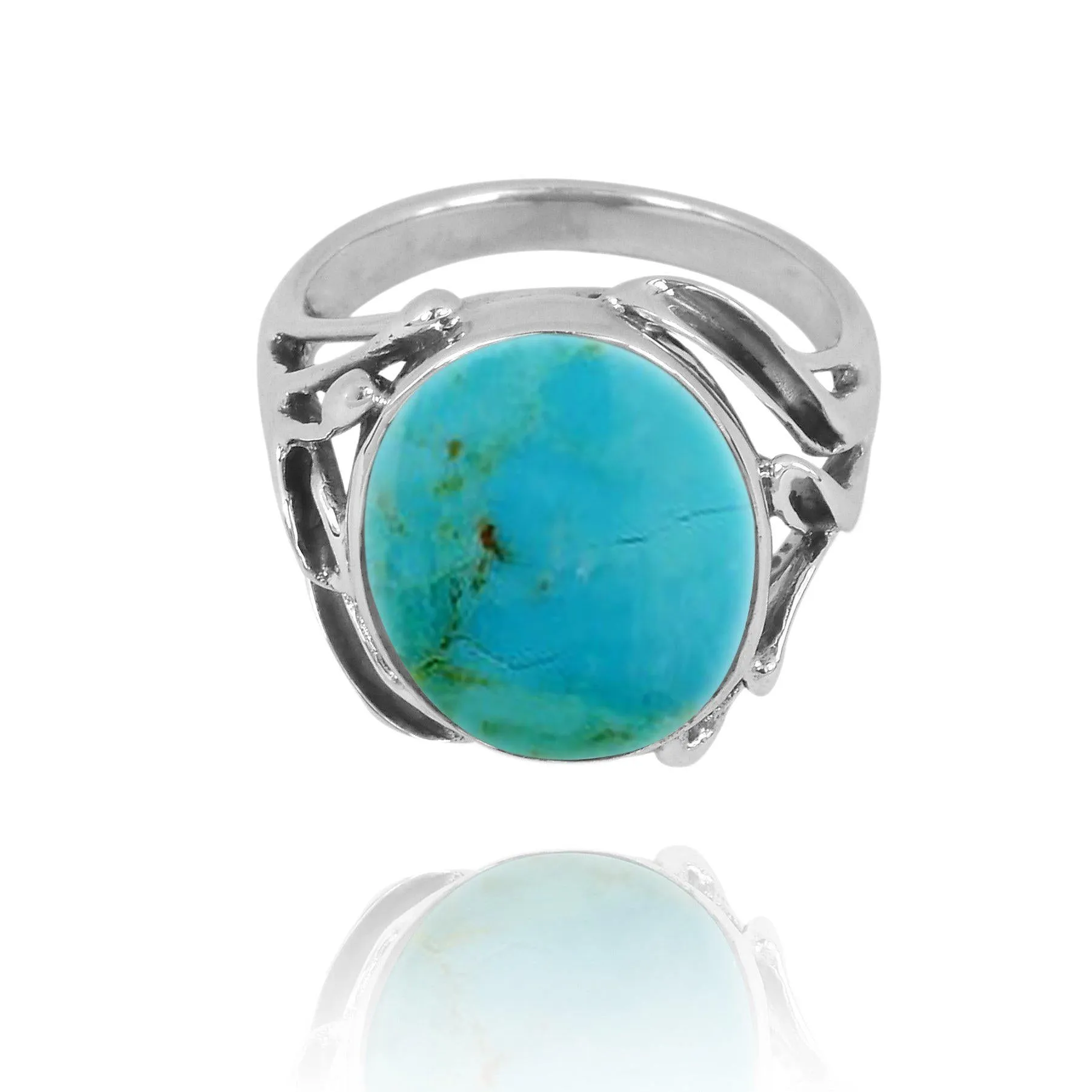 Compressed Turquoise  Cocktail, Statement Ring