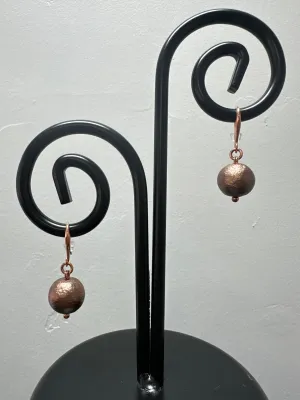 Cotton Cellulose Drop Earrings