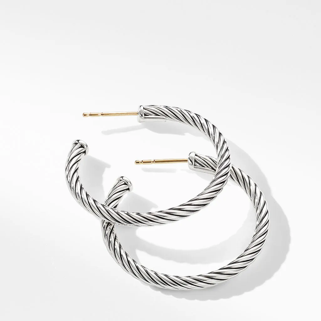 David Yurman Cable Hoop Earrings