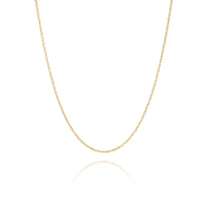 Diamond Cut Cable Chain 18kt Yellow Gold