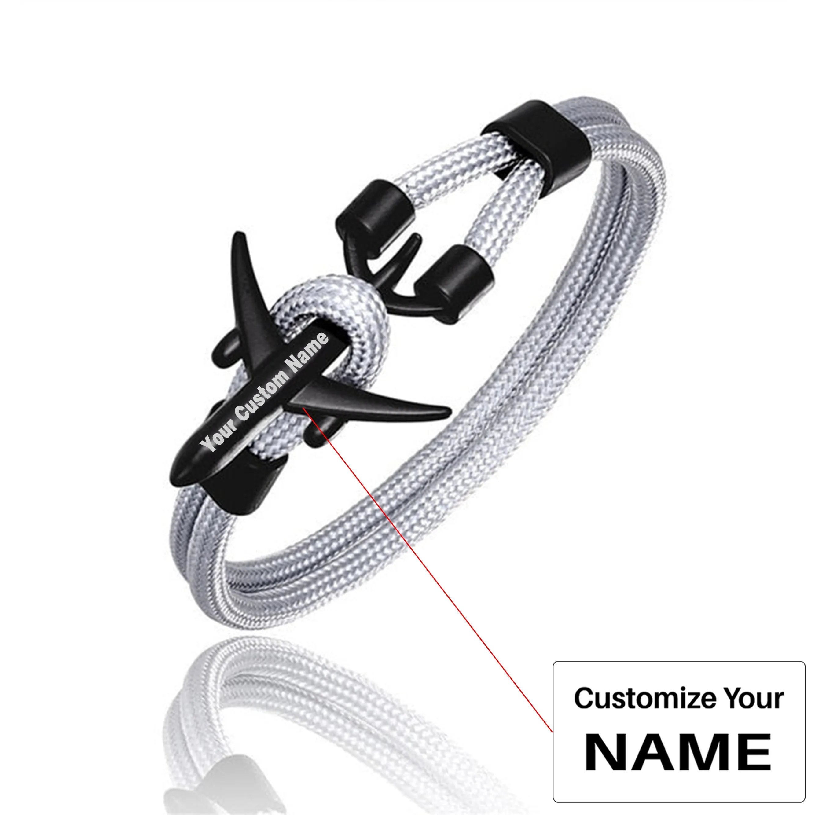 (Edition 2) Super Quality Stylish Airplane Shape Bracelets (Lighter Colours)