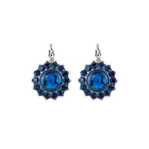 Extra Luxurious Rosette Leverback Earrings in "Sleepytime" *Custom*