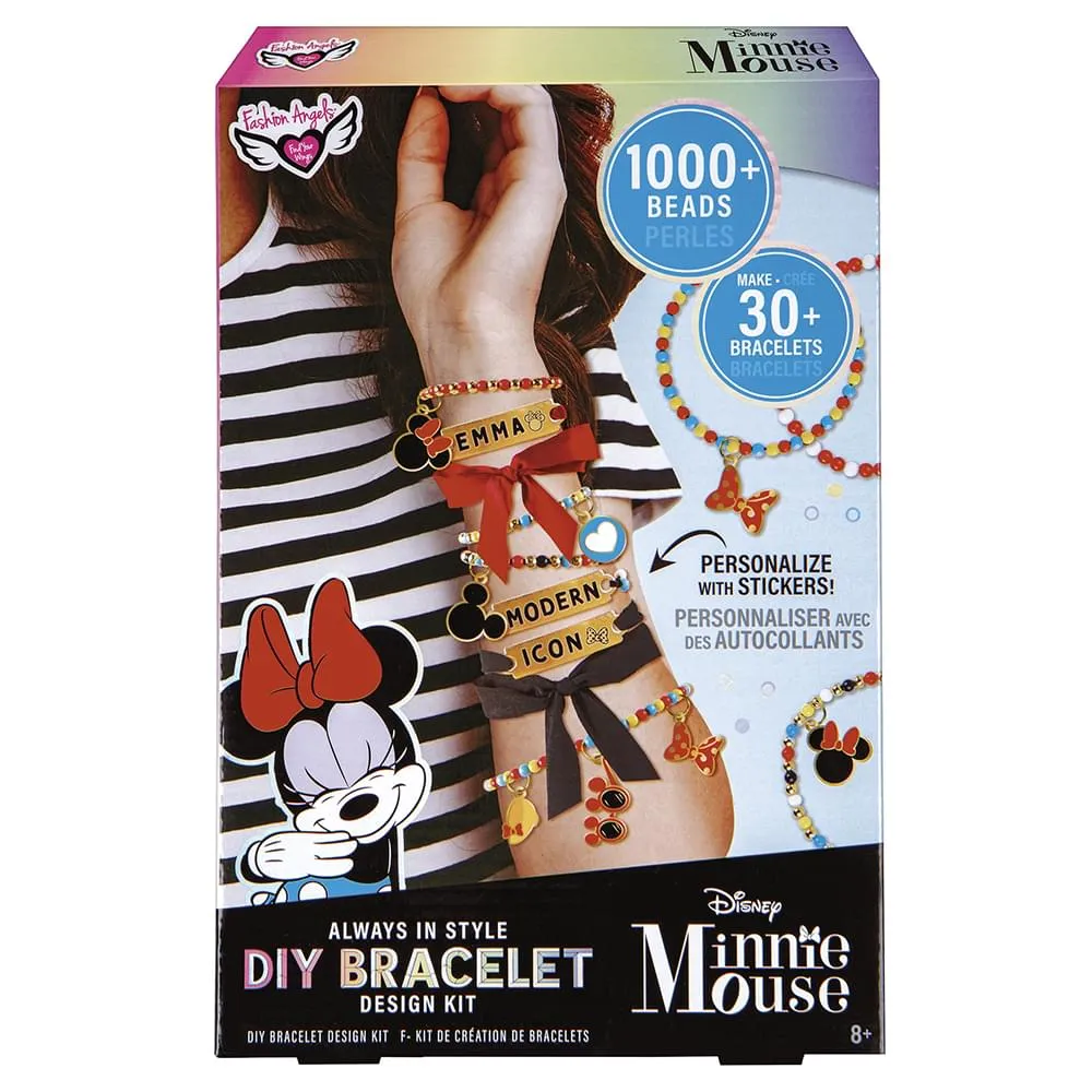 Fashion Angels Minnie Mouse DIY Bracelet Design Kit with 1000  Beads