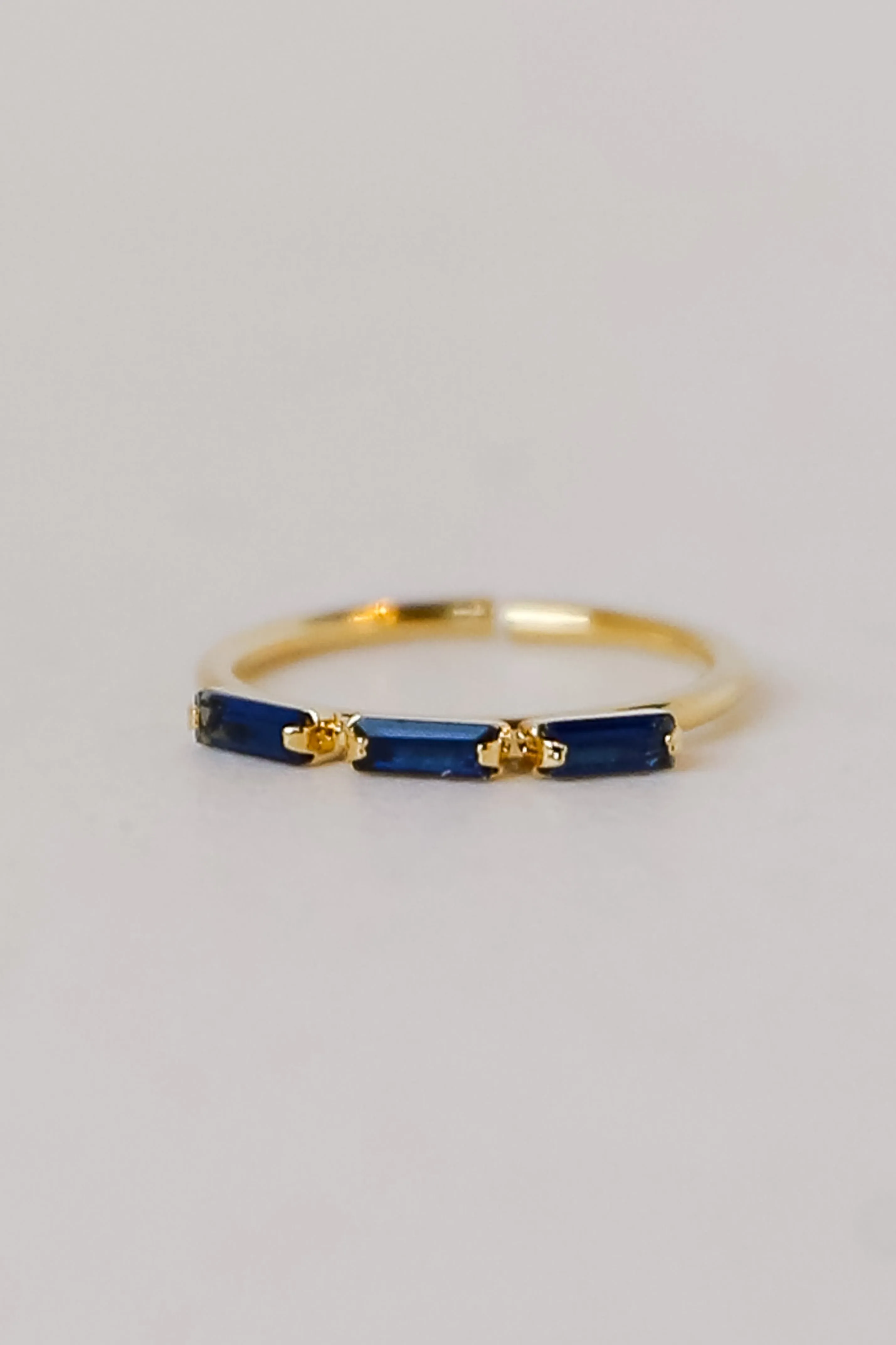 FINAL SALE - Eloise Navy Gemstone Ring