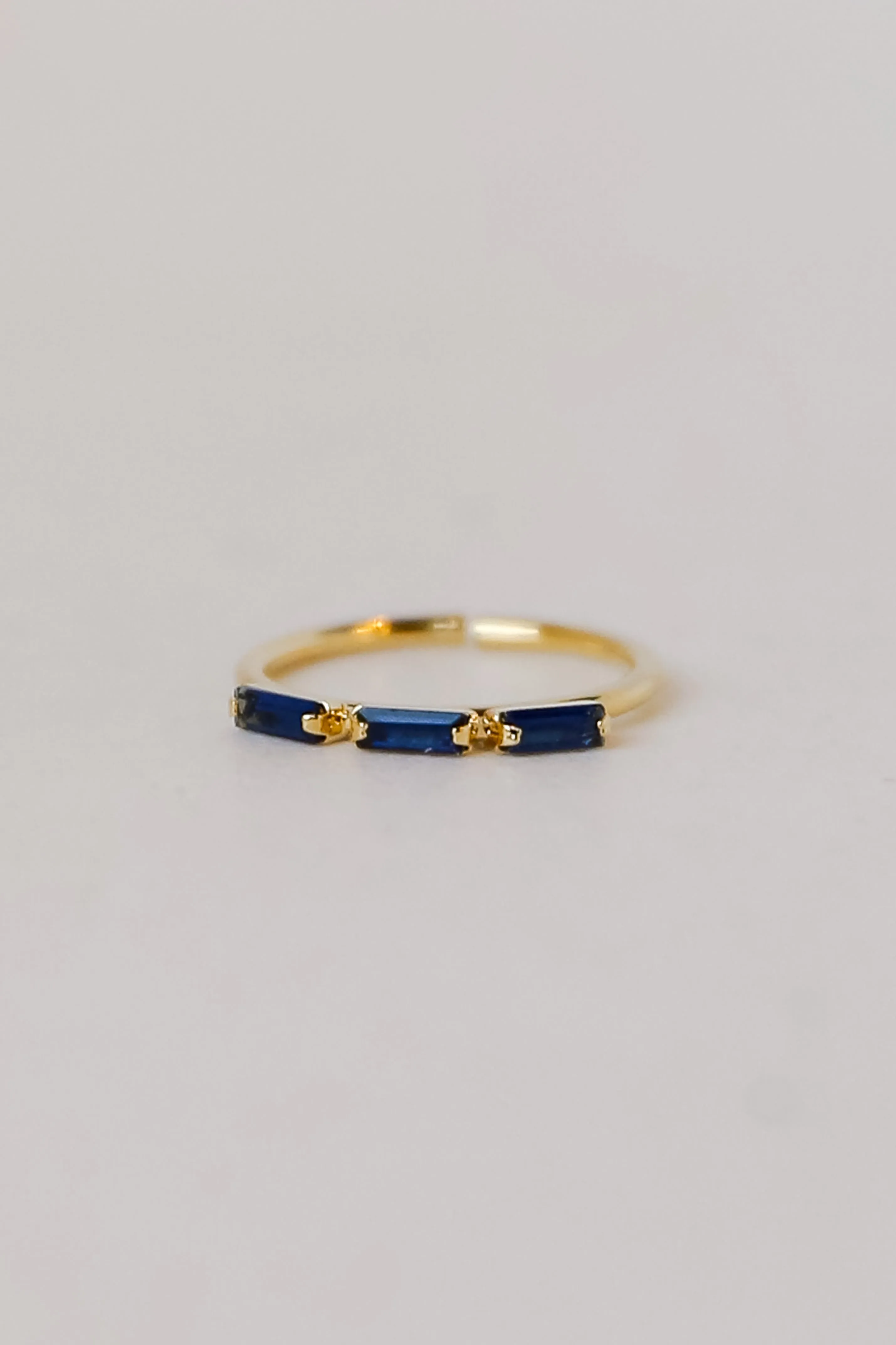 FINAL SALE - Eloise Navy Gemstone Ring