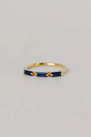 FINAL SALE - Eloise Navy Gemstone Ring