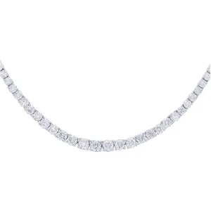 Grande Dame Diamond Tennis Necklace 12ct