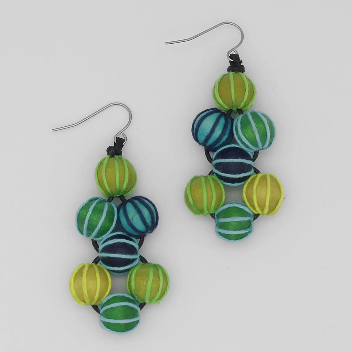 Green Pamela Berries Earrings