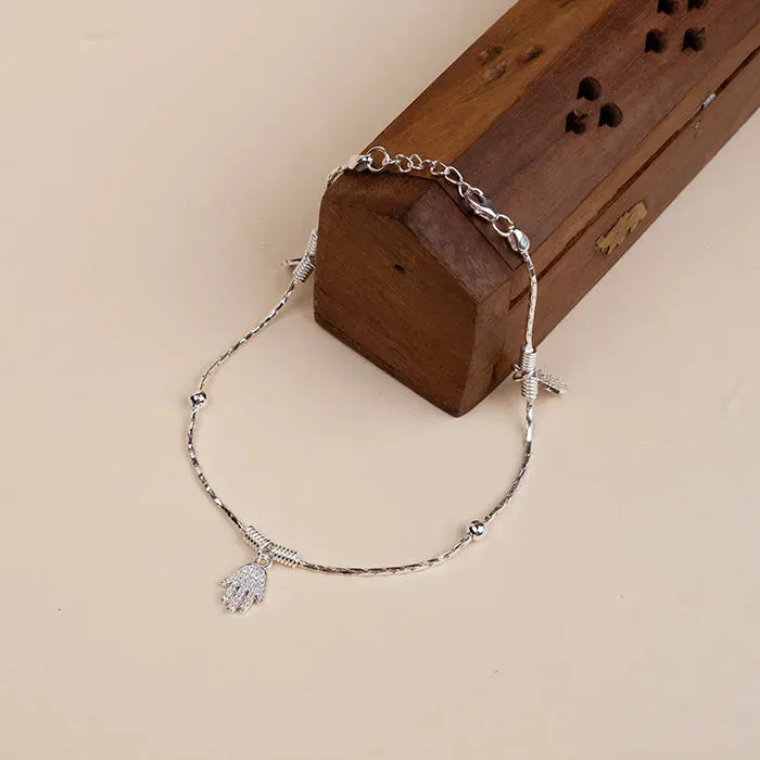 Hamsa Harmony Anklet