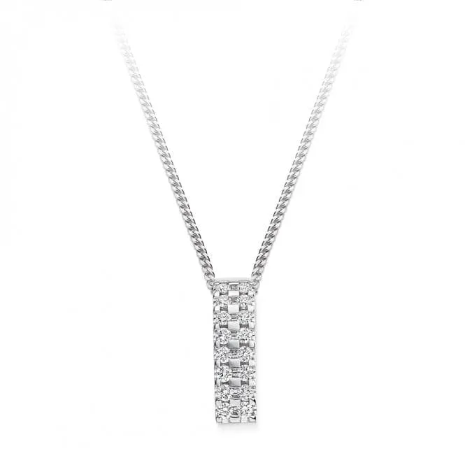 Harmony Collection Round Brilliant Claw set Diamond Pendant 0.35ct