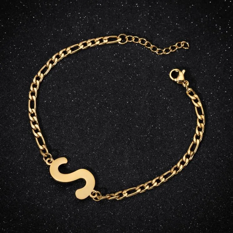 Initial Chain Bracelet