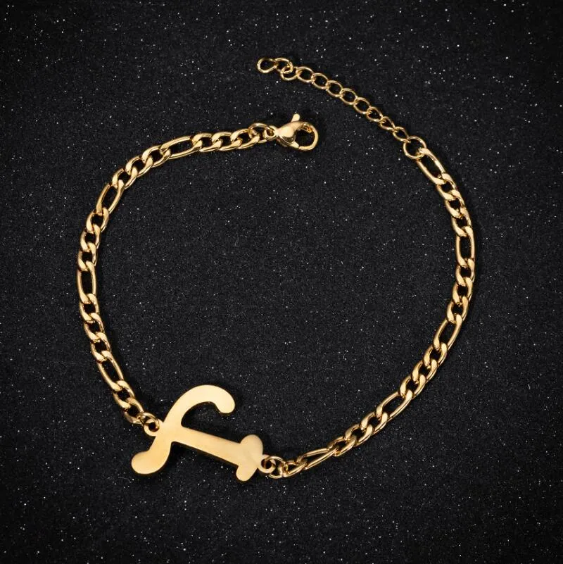 Initial Chain Bracelet