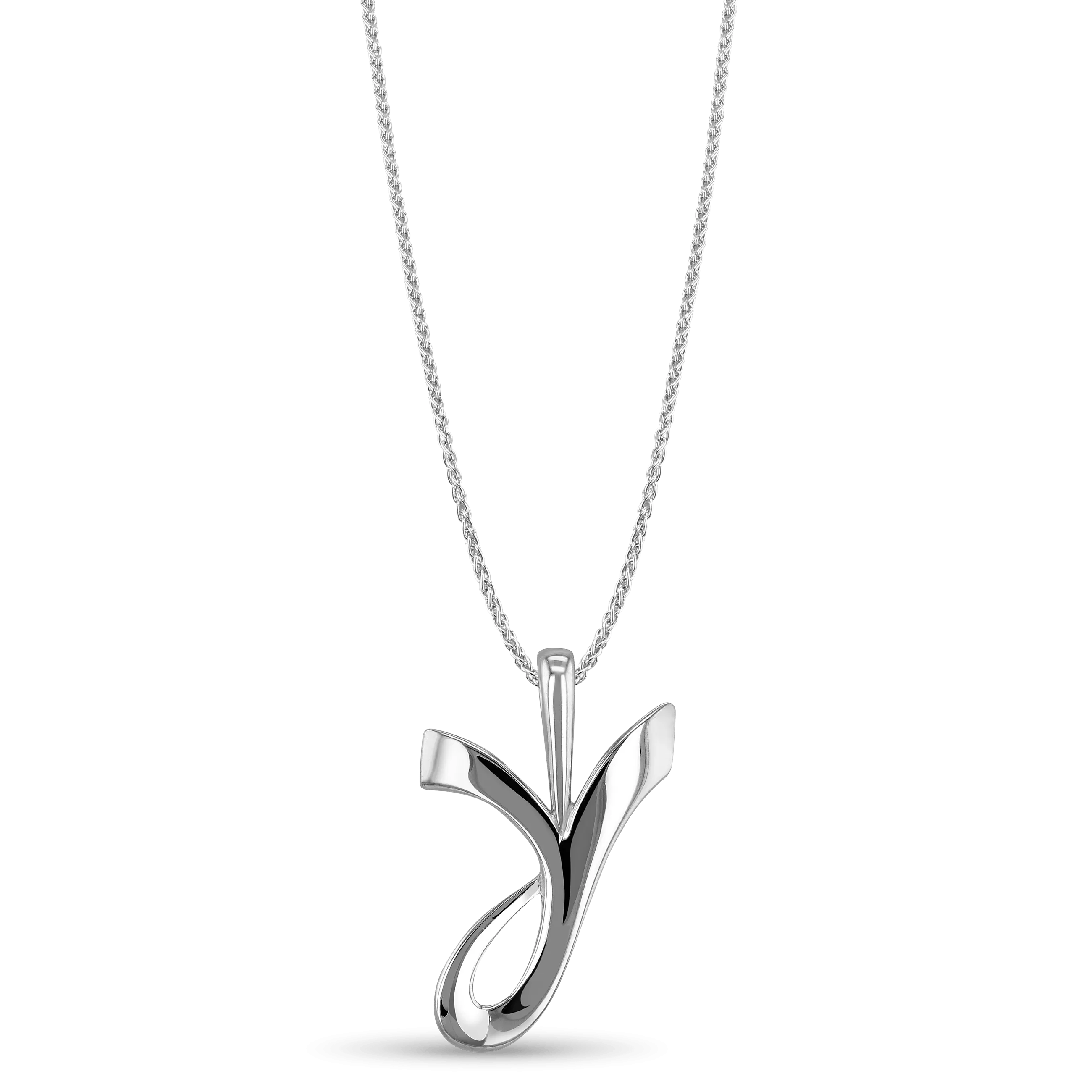 Initial Y Love Letter Pendant