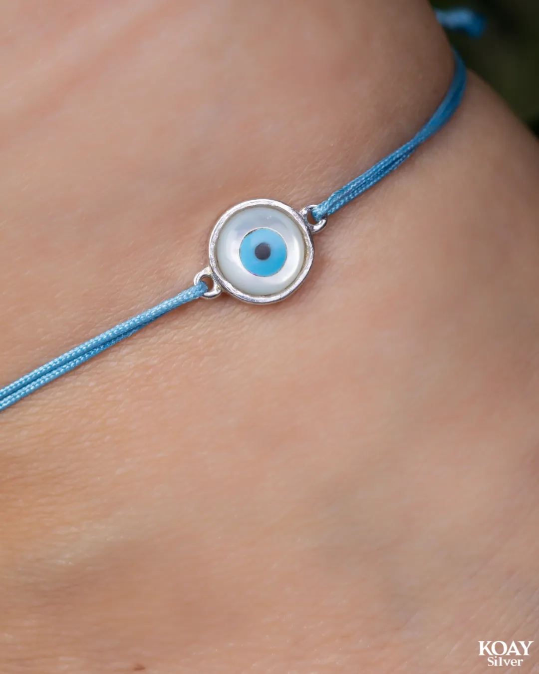 Light Blue Eye Anklet