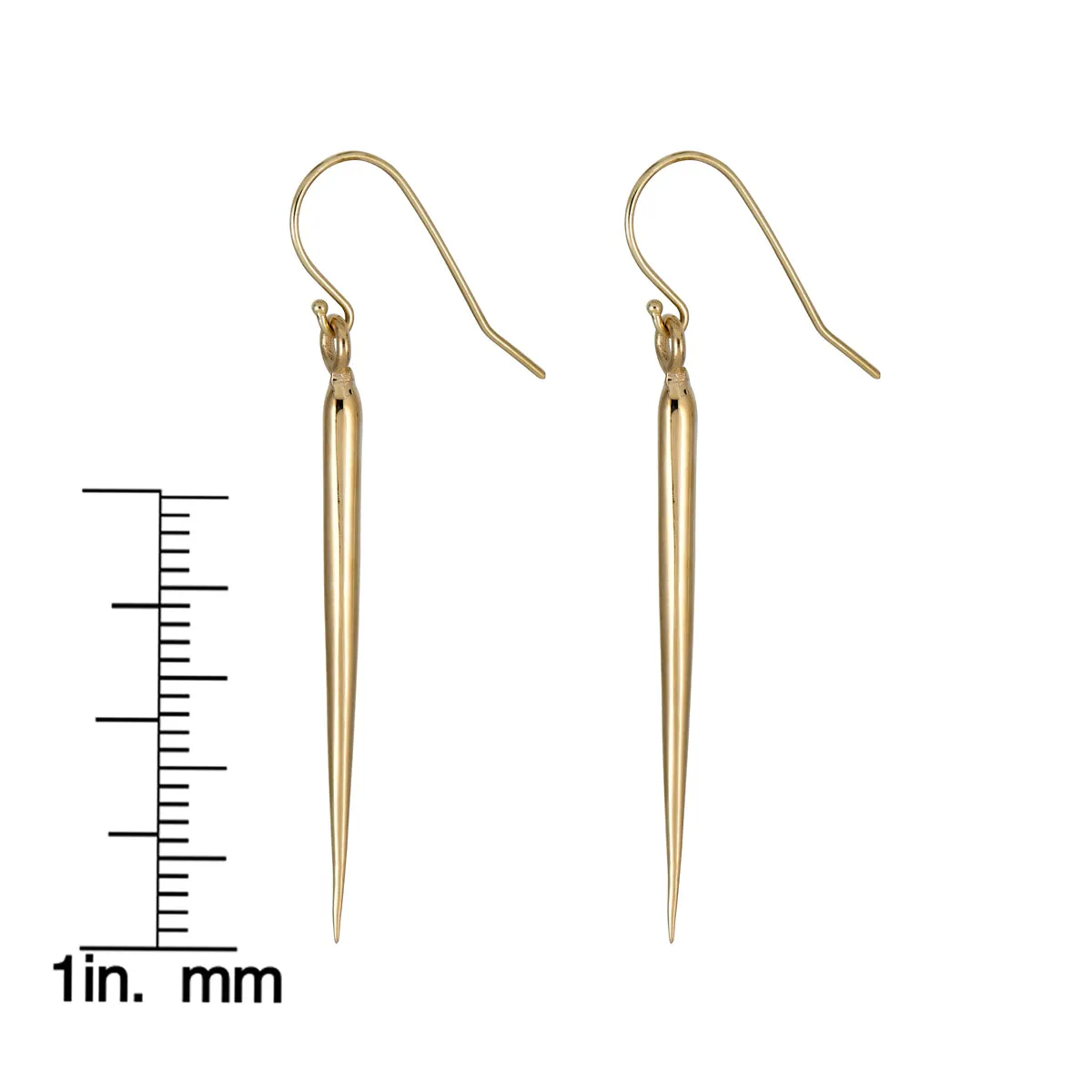 Long Drop Needle Earrings